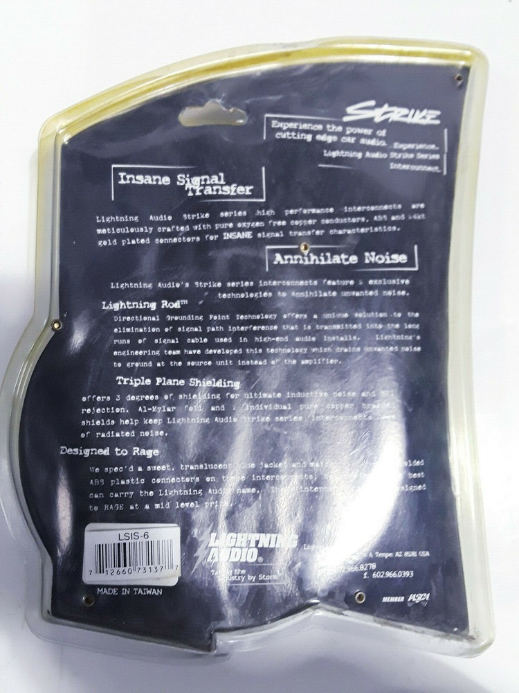 Lightning Audio LSIS-6 | Strike 20' Performance Interconnect Cable (New!)