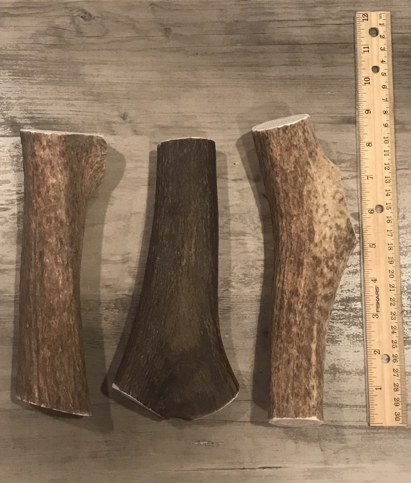 (3 PACK) JUMBO ELK ANTLER PREMIUM DOG CHEWS **OREGON ANTLER WORKS**