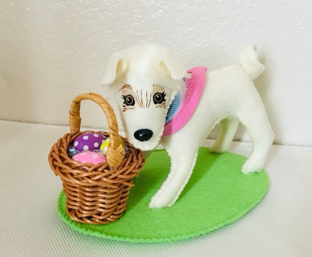 2021 Annalee ~ Easter ~ 5" ~ "Easter Egg Hunting Dog" ~ #211023~ NWT