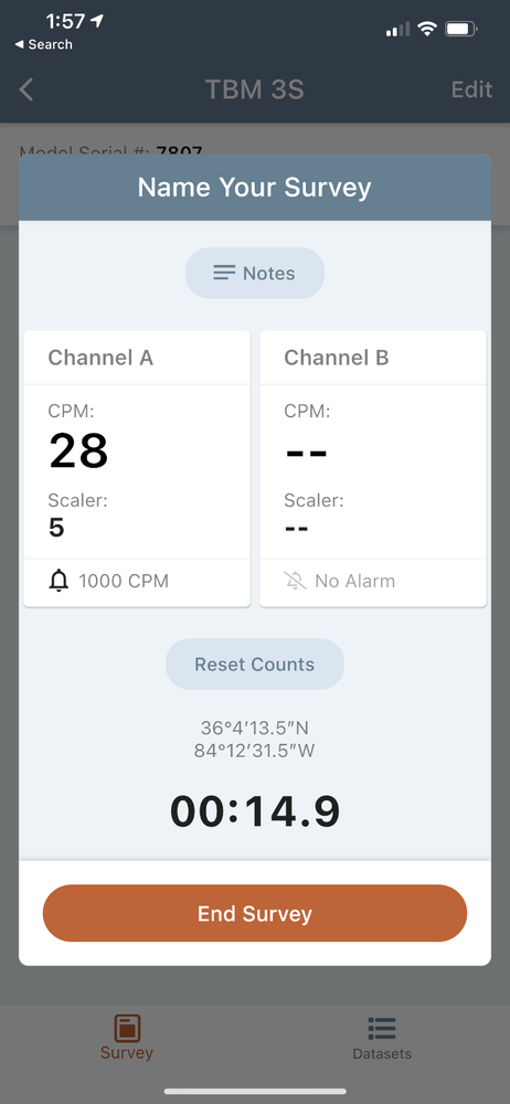 Counts.Pro turns your meter into a mobile lab