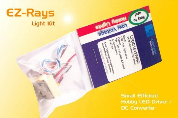 Wide input, DC-DC miniature LED Driver Kit for hobbyists