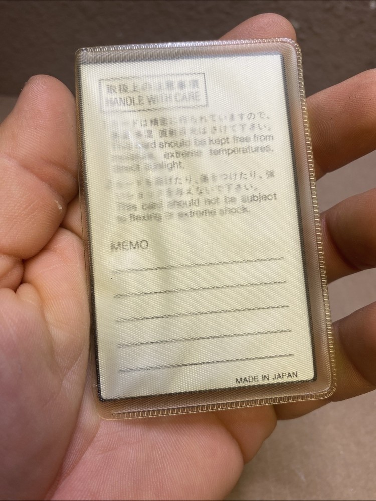 Fujitsu ICMC V4.1 Memory Card 128KByte SRAM (🔥RARE🔥)