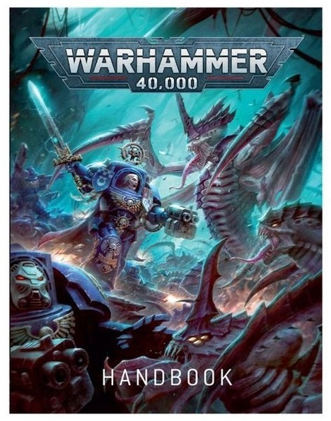 Warhammer 40k Handbook from starter set. Rules, Missions, Tutorials Book