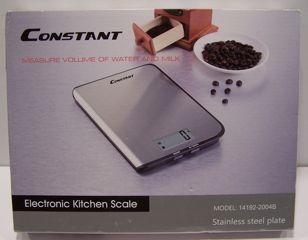 CONSTANT Electronic Kitchen Scale STAINLESS STEEL 14192-2004B