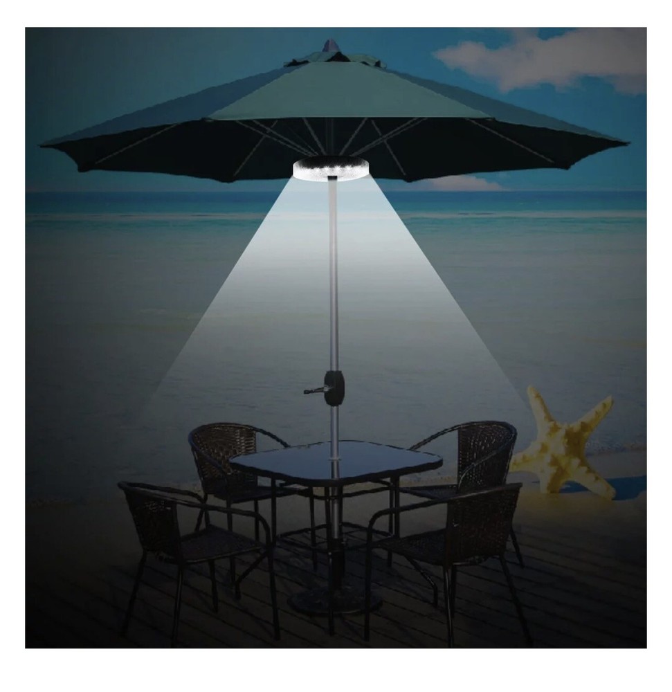 Patio Umbrella Light 3 Lighting Modes Cordless 28 LED Lights