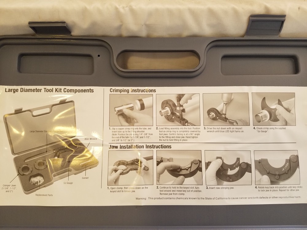 1"- 2" PEX Crimp Tool