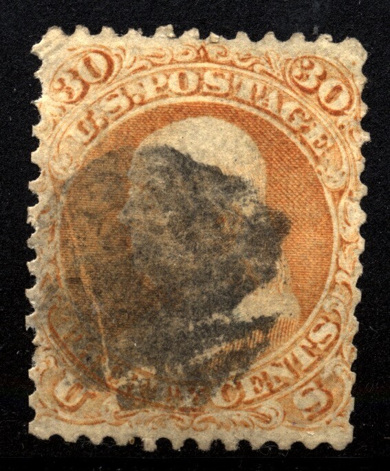 US Scott 71  Franklin  used stamp