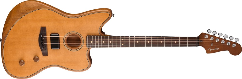 Fender Acoustasonic Standard Jazzmaster - Aged Natural (Open Box)