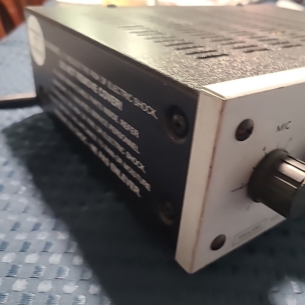 Rauland 1402 Mic Mixer/Amplifier Power's On But Untested.