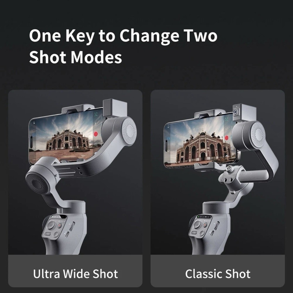 TOALLIN 3-Axis Smartphone Gimbal Stabilizer with AI Tracking for iPhone/Android