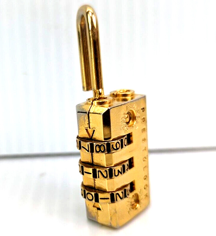 PrestoLock Travel Combination Lock Luggage Security 2" Backpack 2 pack