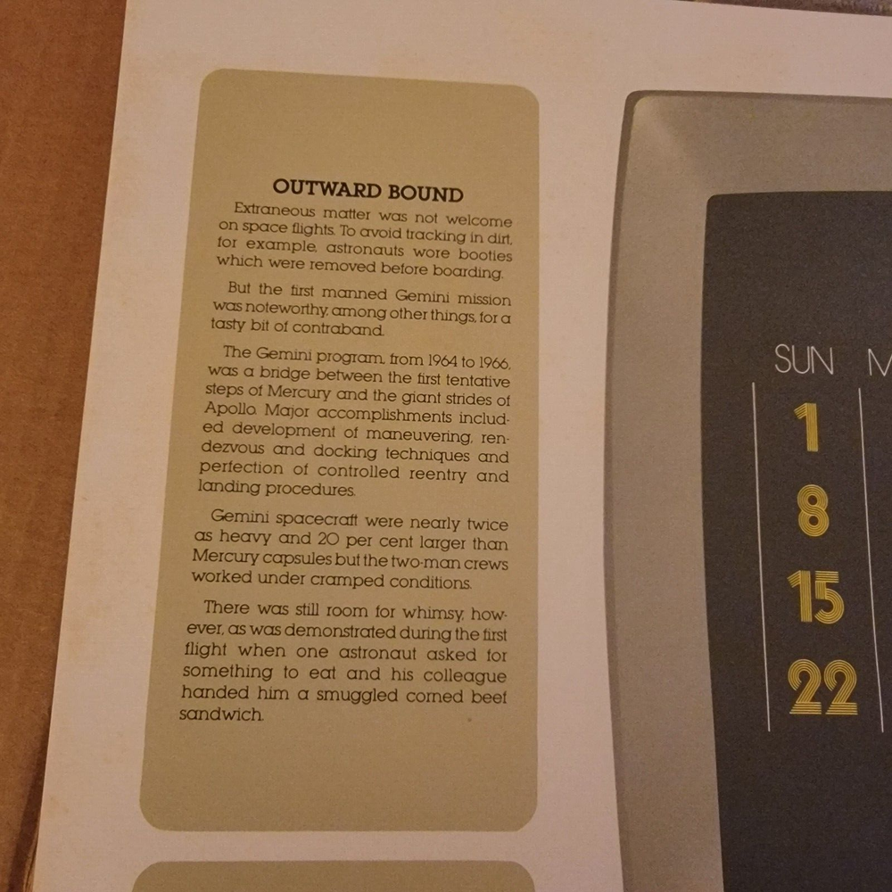 TWO (1981 & 1986) Trainer Flight Simulator by Singer Co. Annual Calendars PLUS !
