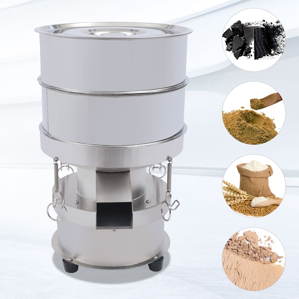 Automatic Sieve Shaker Electric Screening Vibrating Machine+Mesh Flour Sifte