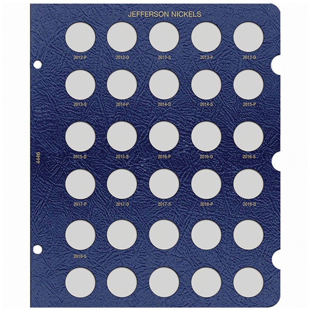 Whitman Page - Jefferson Nickel (4446)