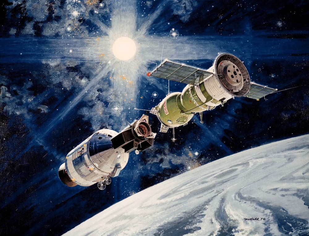1:72 Apollo-Souyz ASTP Spacecraft 3D Model Builded
