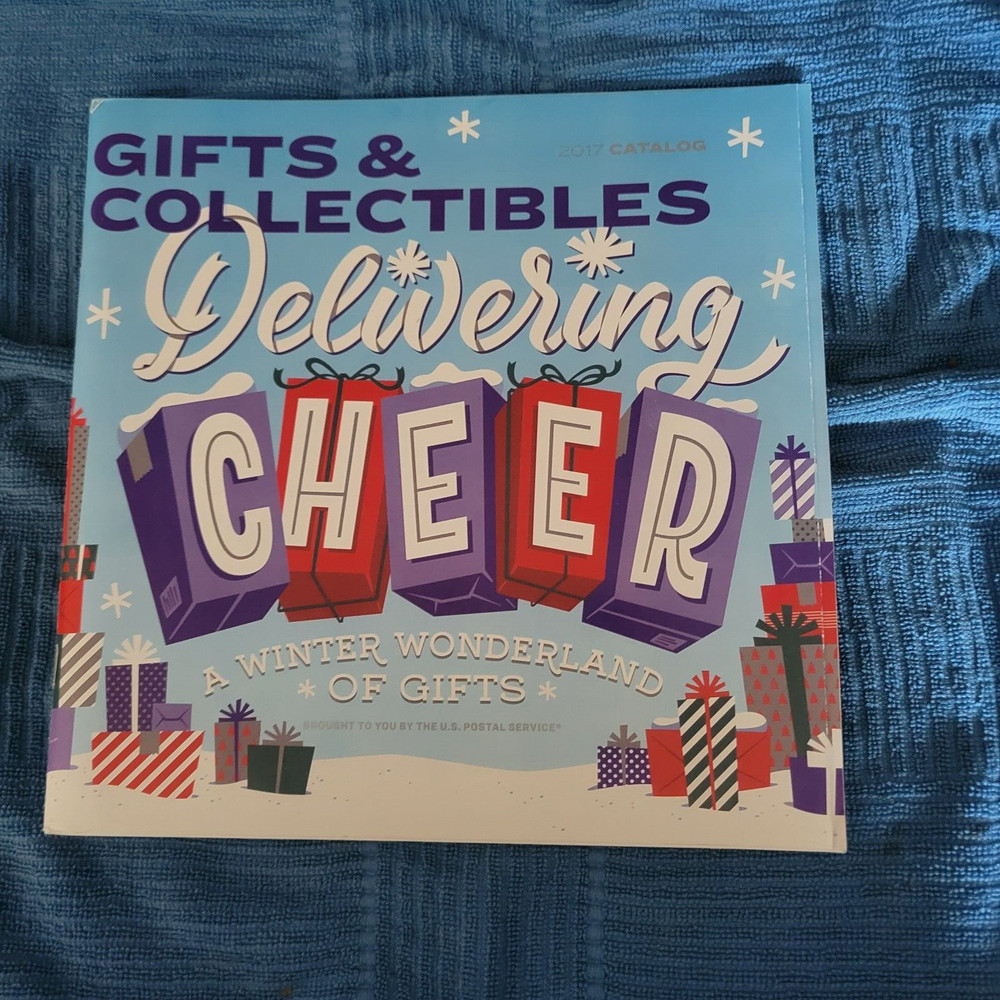 2017 USPS Christmas Gift Catalog with Order Form Intact