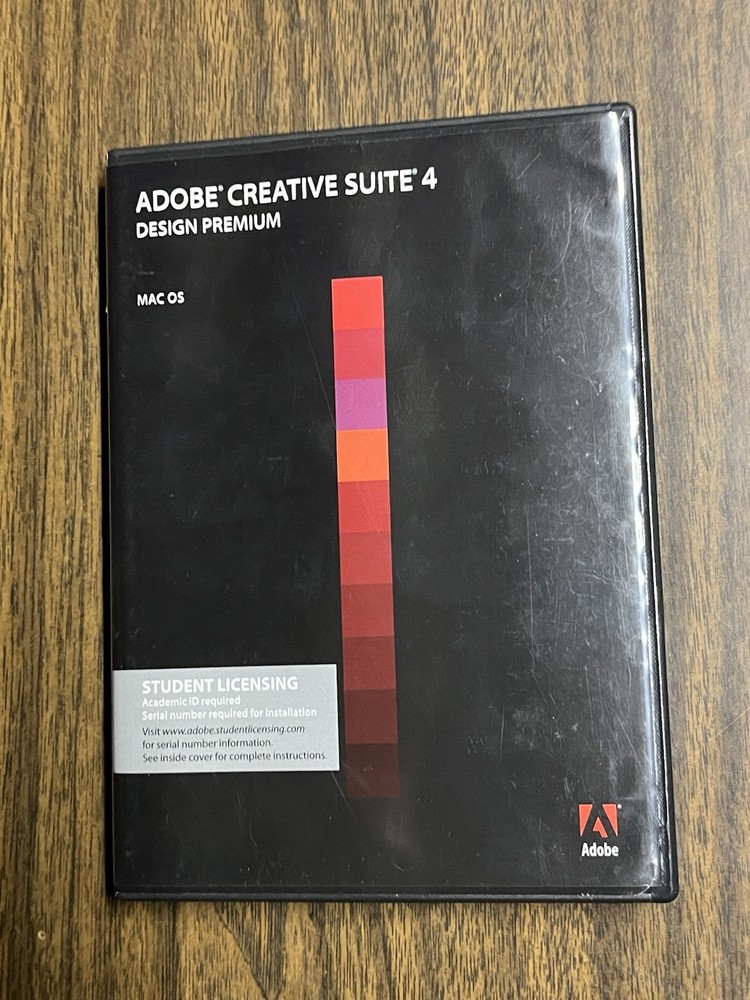 Adobe Creative Suite 4 Design Premium Mac OS Student Licensing