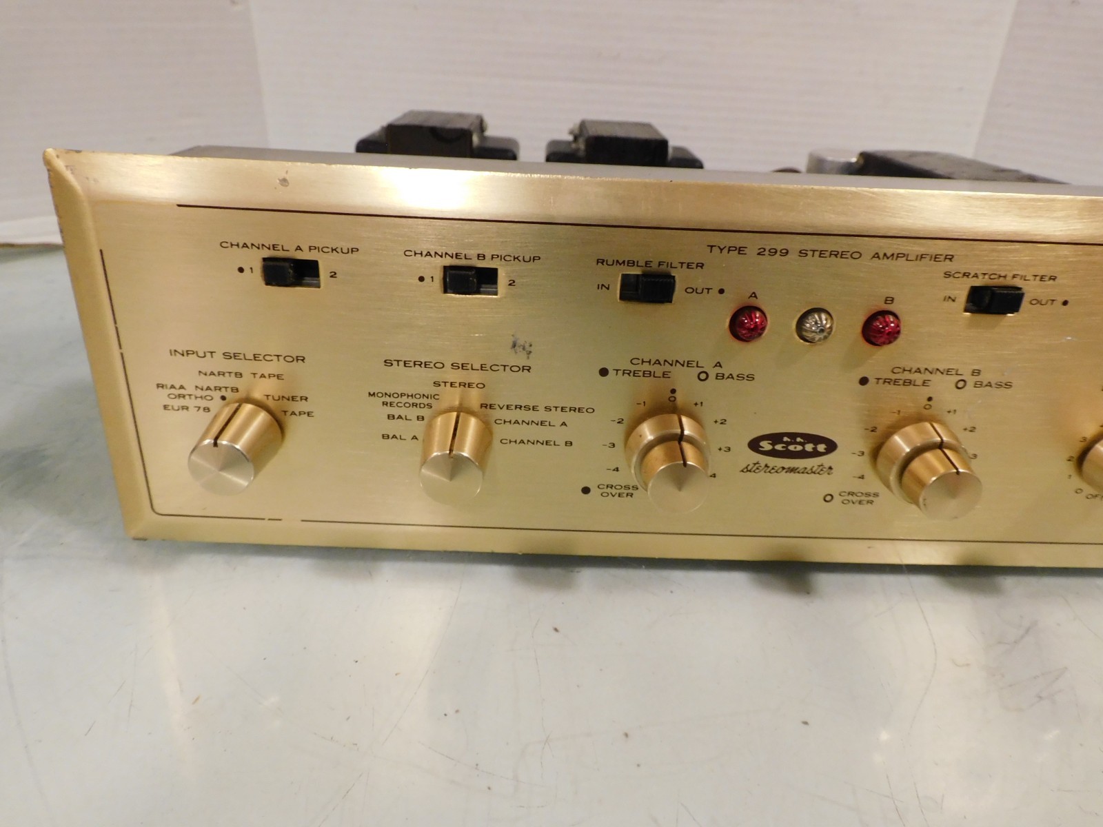 Scott 299 Tube Integrated Stereo Amplifier for Repair Parts or Restoration