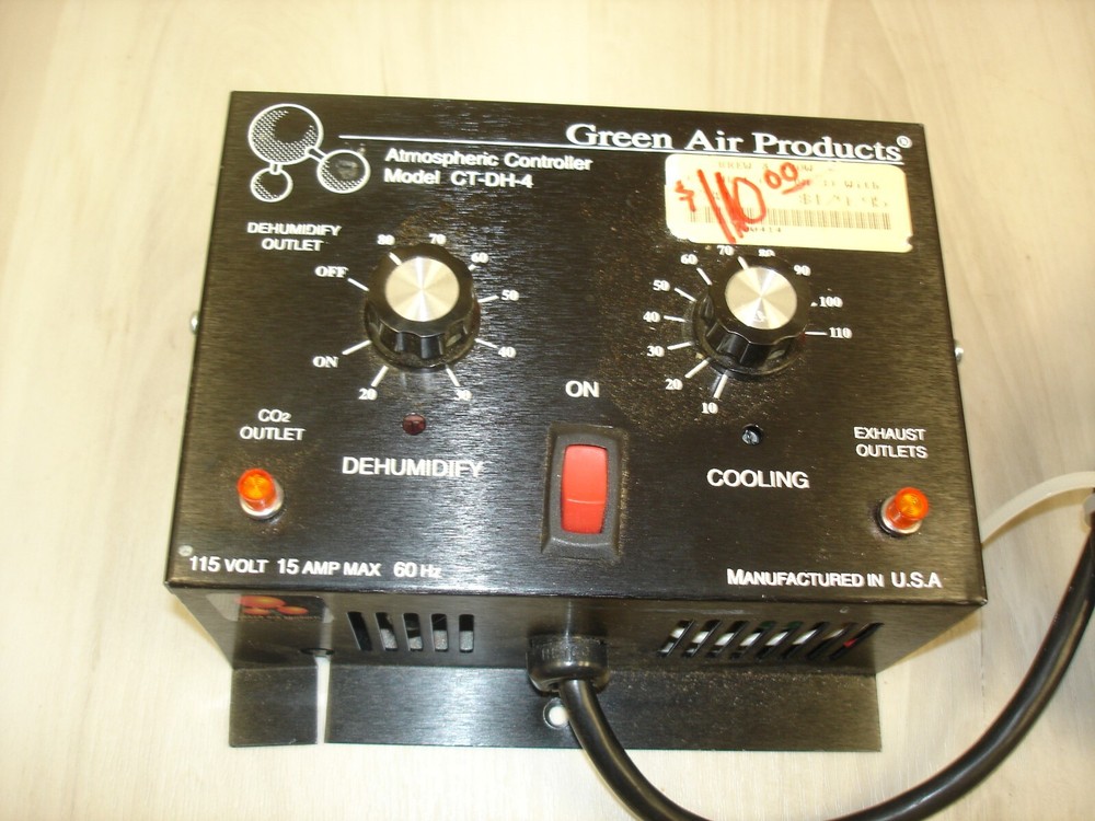 Green Air Products atmospheric controller ct-dh-4 powers up untested