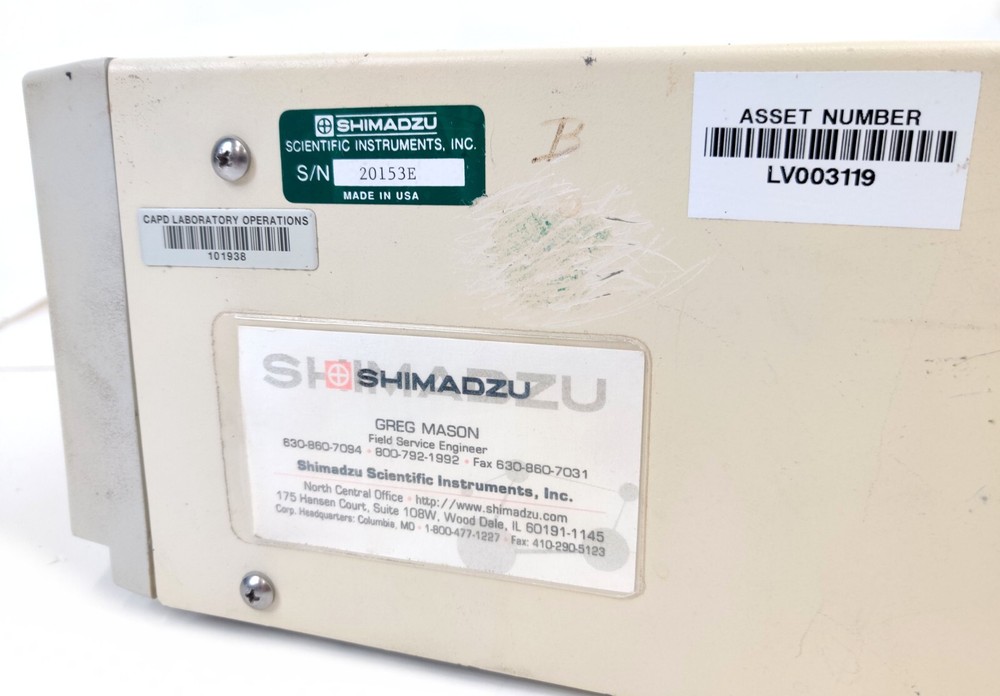 Shimadzu SCL-10A System Controller HPLC Chromatography System, Working