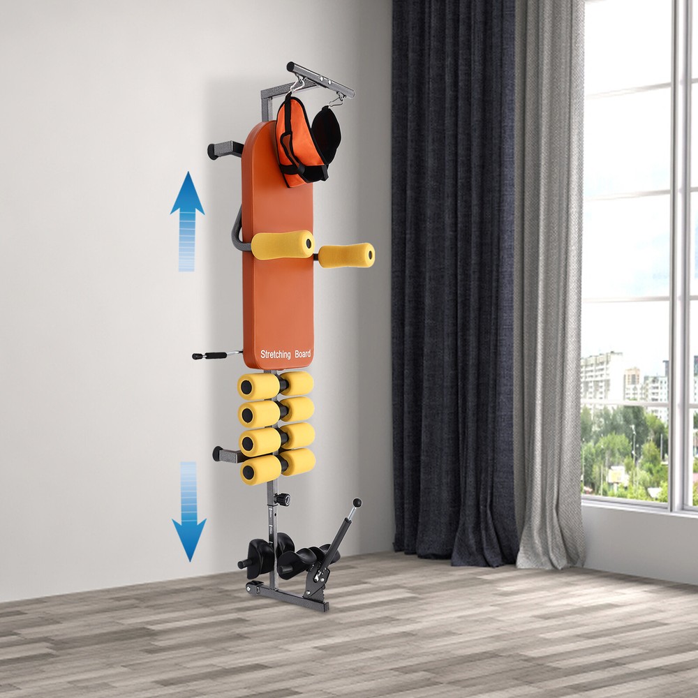 Back Lumbar Traction Stretch Bench Back Stretch Decompression Bench Moveable