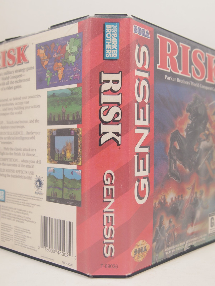 Risk Case (SEGA Genesis) Authentic BOX ONLY