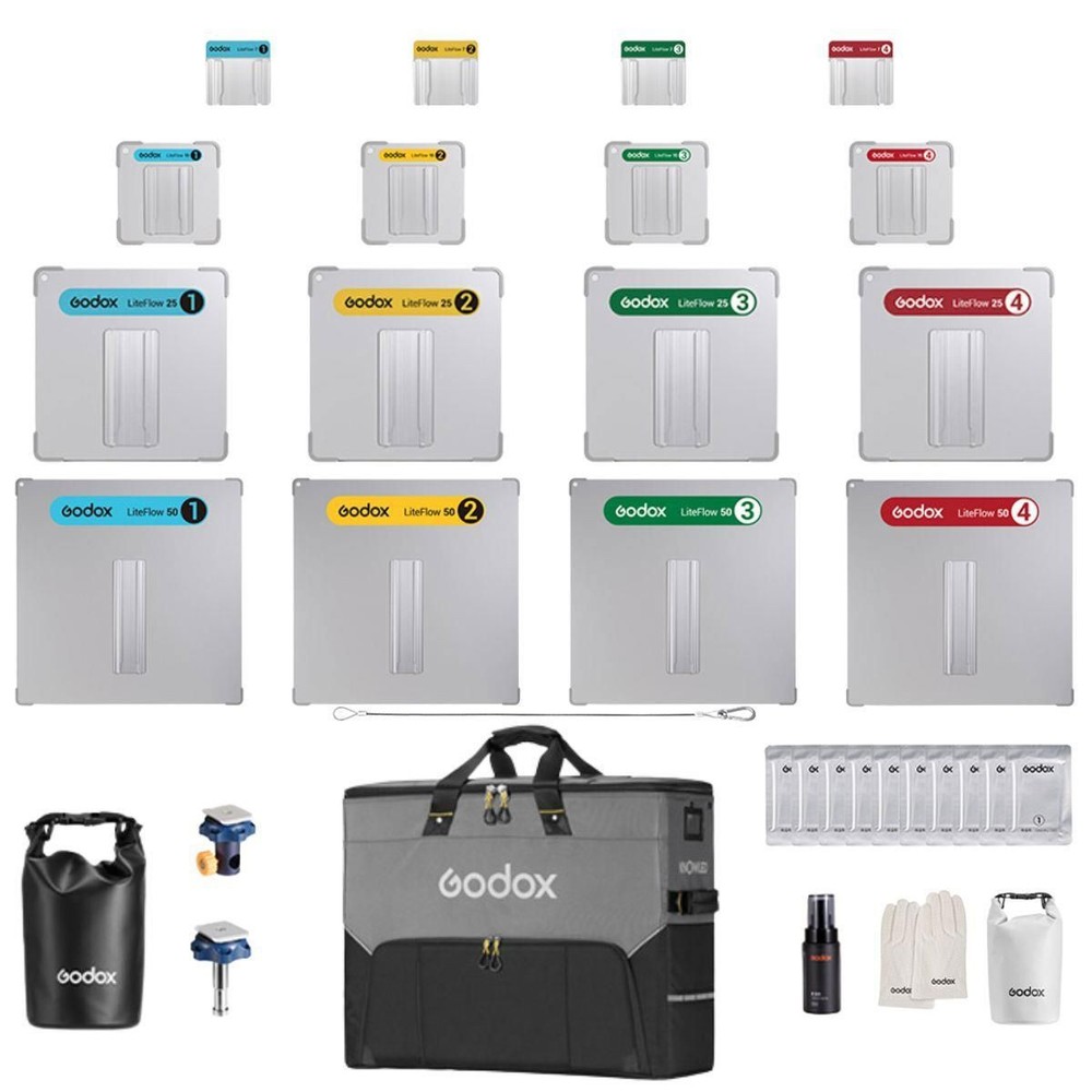 Godox KNOWLED LiteFlow K1 Assorted Cine Light Reflector Panel Kit #LITEFLOWK1KIT