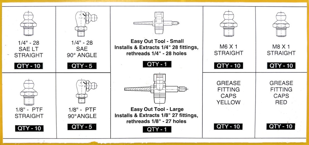 LockNLube Complete Grease Fitting Replacement