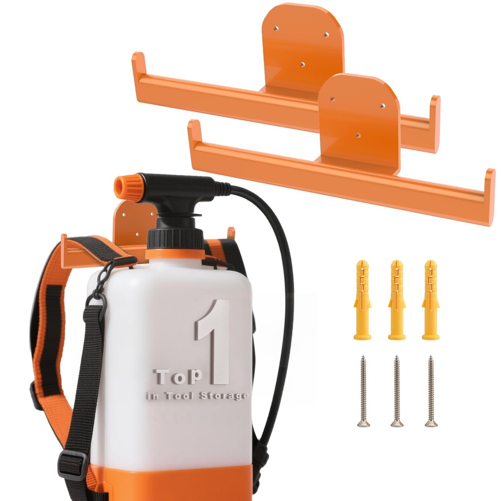 Backpack Leaf Blower Hanger, Backpack Sprayer Wall Mount, Lawn Care Accessori...