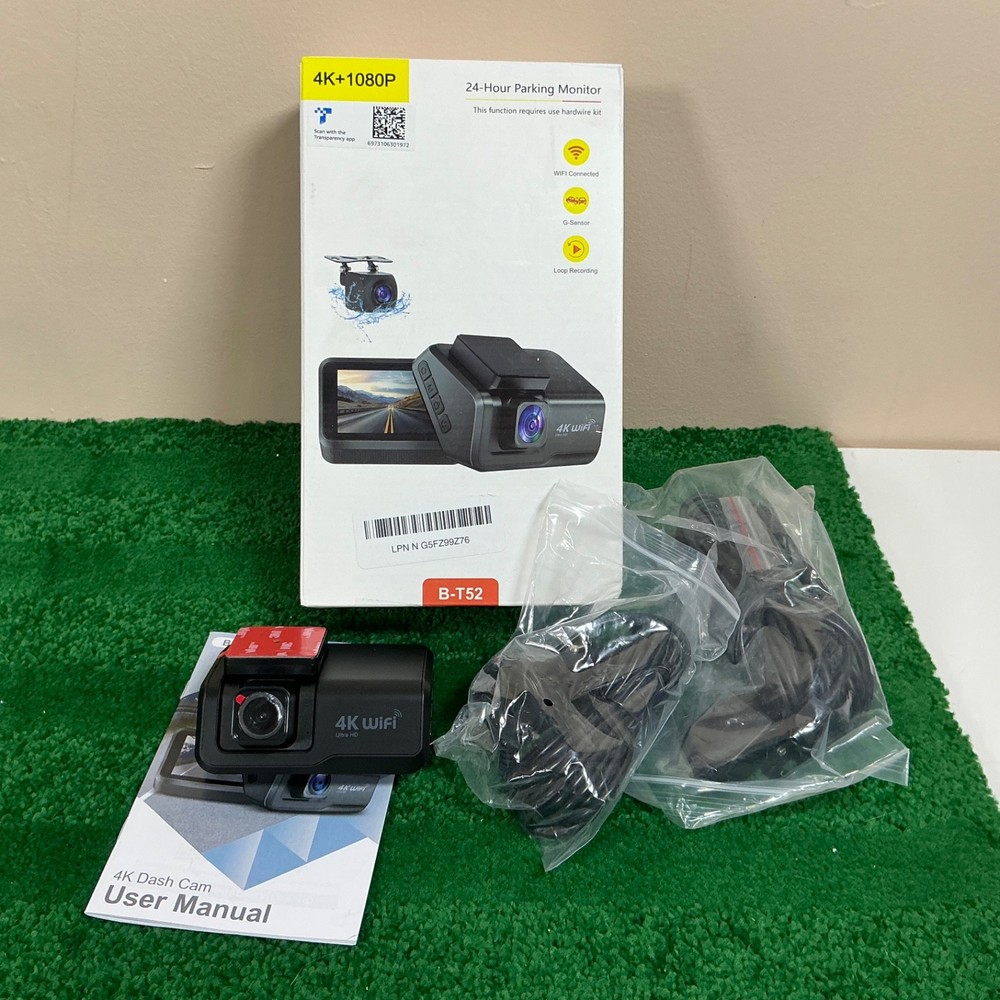 New 4K dashcam WiFi loop recording