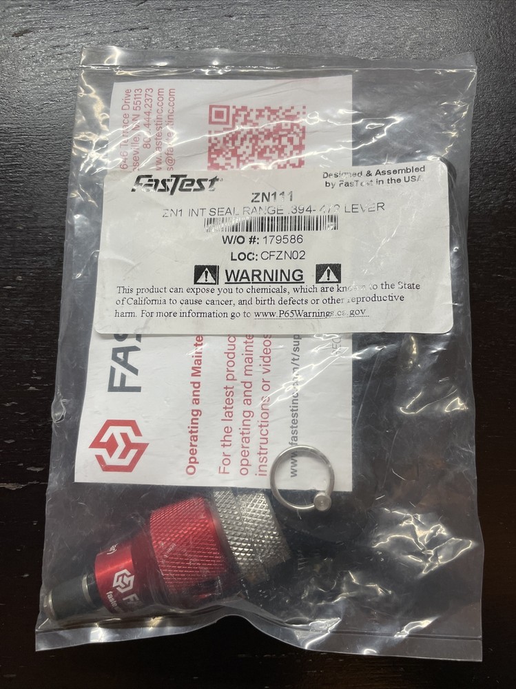 FasTest ZN111 INTERNAL SEALING CONNECTION TOOL, Range: 0.394" - 0.472"