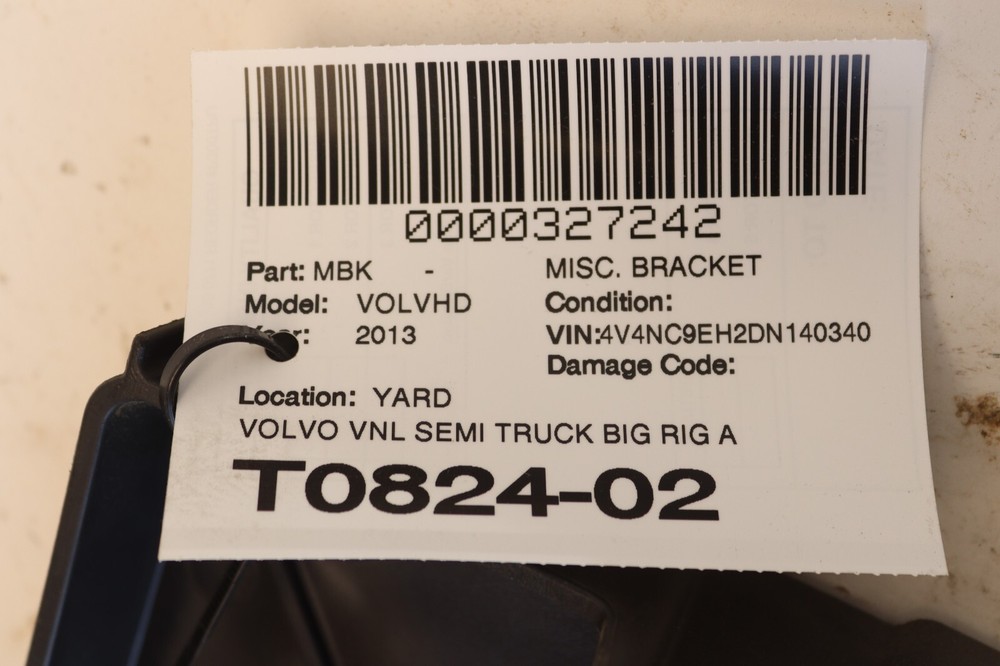 2003-2018 VOLVO VNL BIG RIG ABS COMPUTER MODULE BRACKET MOUNT 82353872 OEM