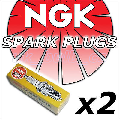 2x NGK SPARK PLUGS BR8EQ 3328