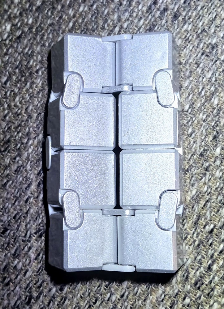 Aluminum Infinity Cube Fidget