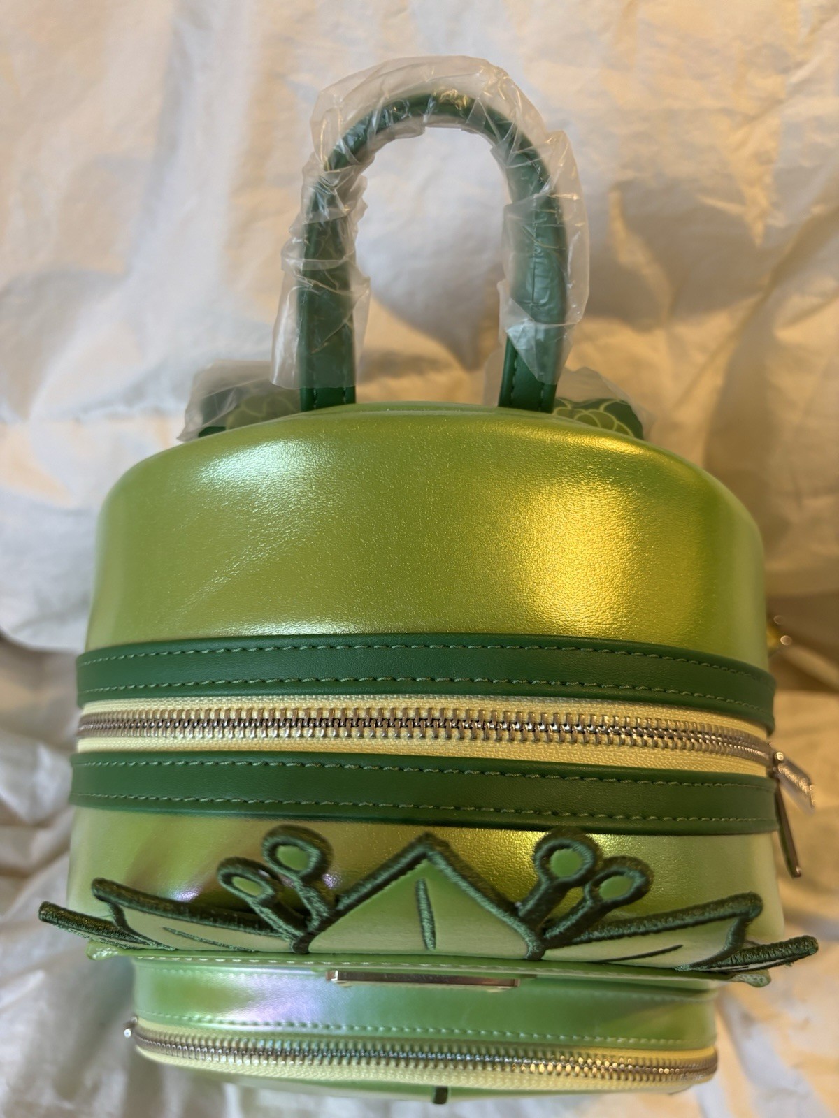 Loungefly Disney Princess Green Mini Backpack Tiana all