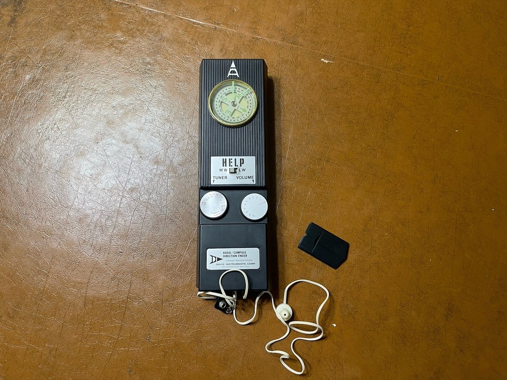 Radio Compass Directional Finder 2 Band Transistorized Davis Instruments Corp