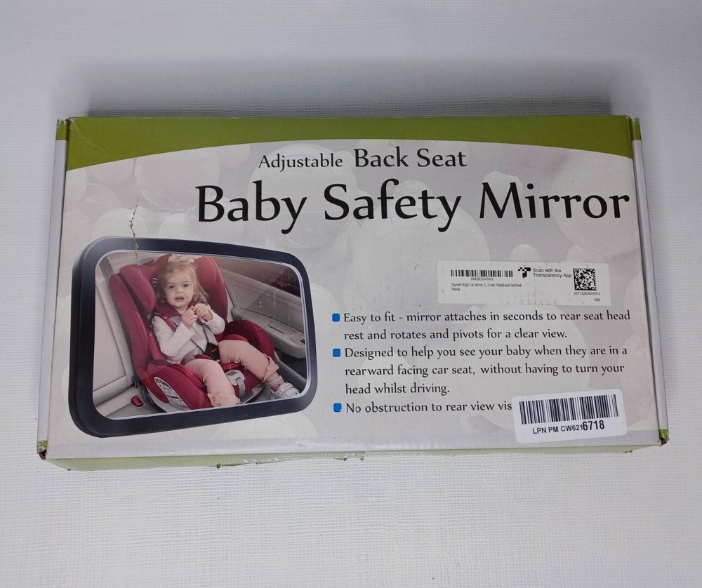 Baby Safety Mirror Adjustable Back Seat View Mirror