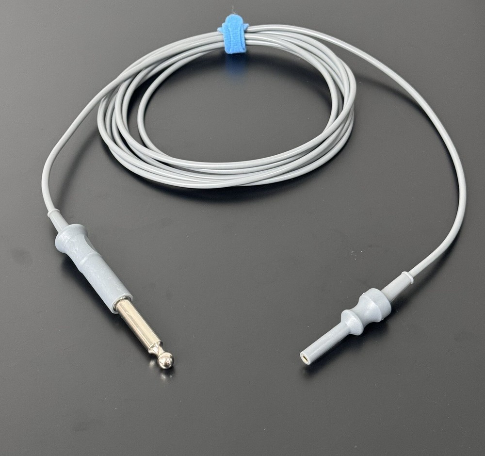 Stryker Compatible High Frequency Monopolar Cable 4mm Inner to 8MM BOVIE Plug