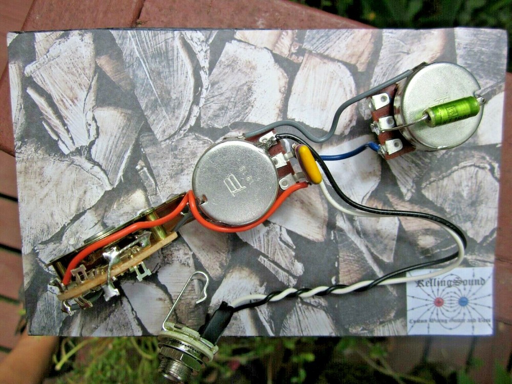 Tele Wiring Harness for HS Configuration 5 way Switch Bourns split shaft
