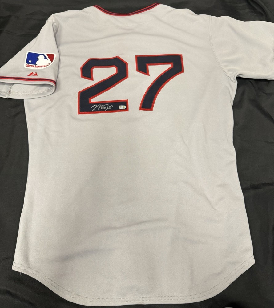 Mike Trout Signed Authentic Angels Throwback TBTC Jersey MLB Holo