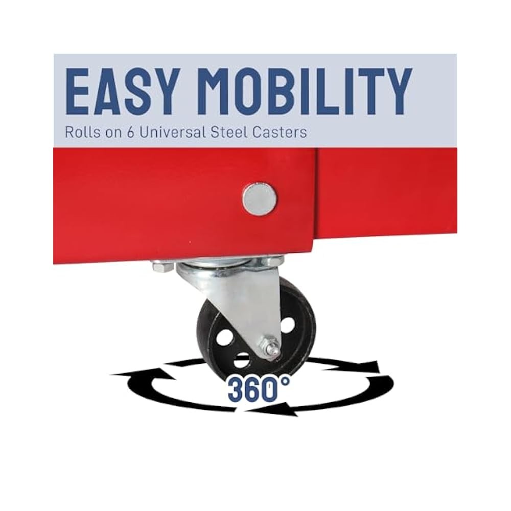 2 Ton Engine Hoist with 4 Load Settings, Foldable Design for Easy Storage