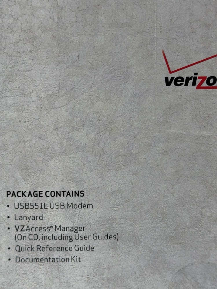 VERIZON USB551L MODEM BLACK NEW IN BOX