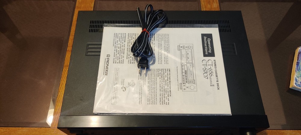 vintage cassette deck tested working