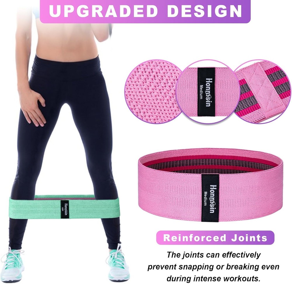 Resistance Bands for Working Out, 3 Levels Exercise One Size, Assorted
