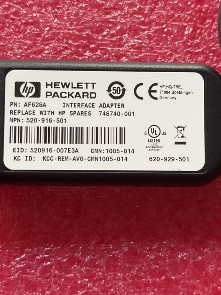 HP AF628A KVM Console USB Interface Adapter Video Cable 748740-001