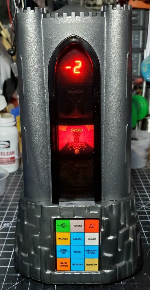 1981 Dark Tower Board Game - Upgrade Brighter Custom Digit Display