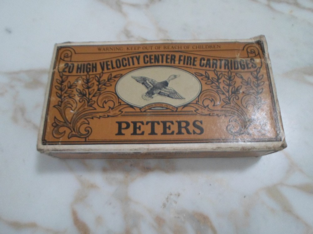 Peters 308 Win 180 gr Core-Lokt PTD Soft Point Empty Box.