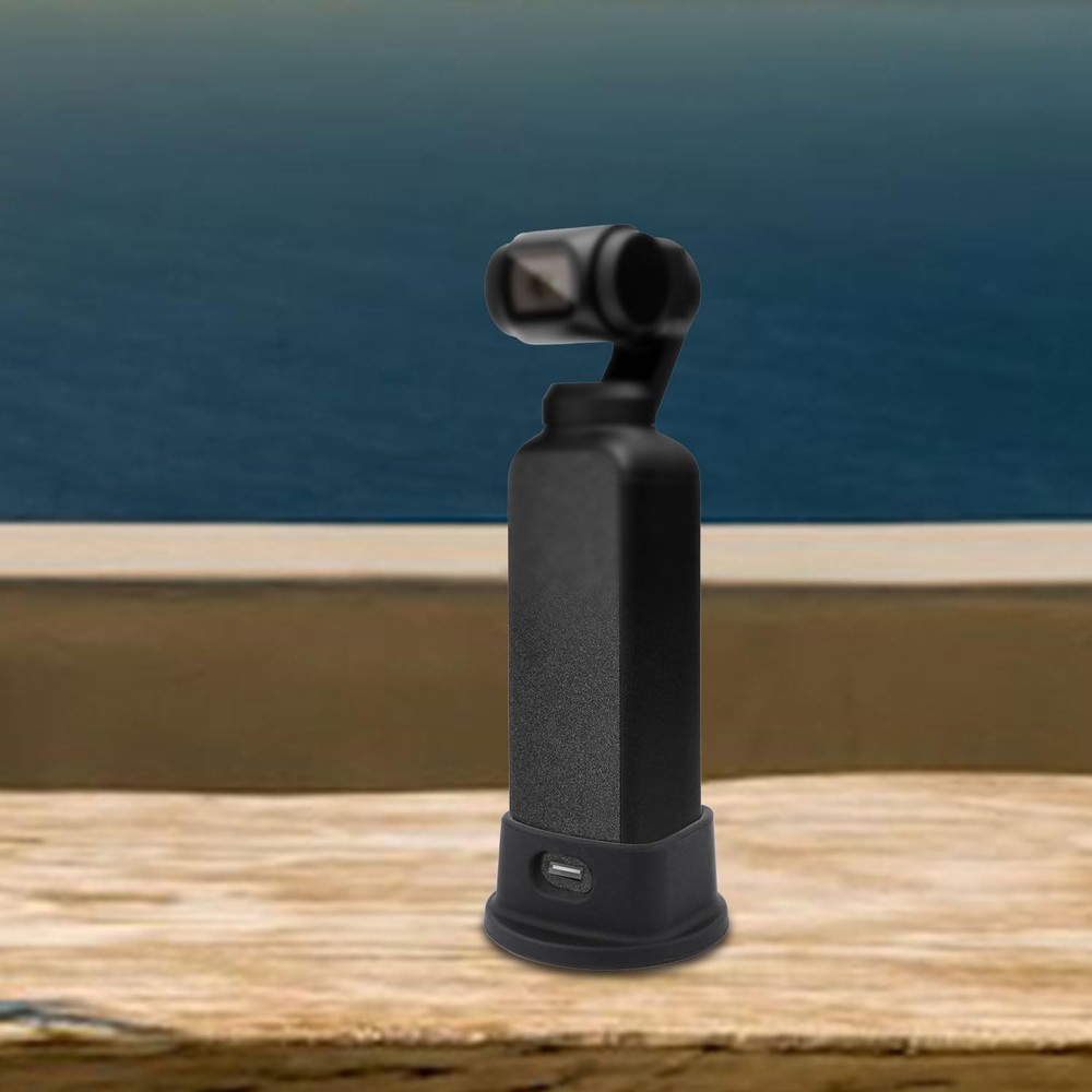 Silicone Desktop Mount Stand Stable Support Bracket Base for Osmo Pocket 3 Black