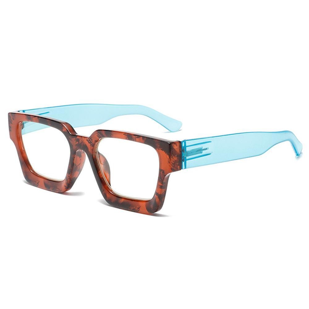 Thick Oversize Square Reading Glasses Stylish Blue Light Blocking Readers