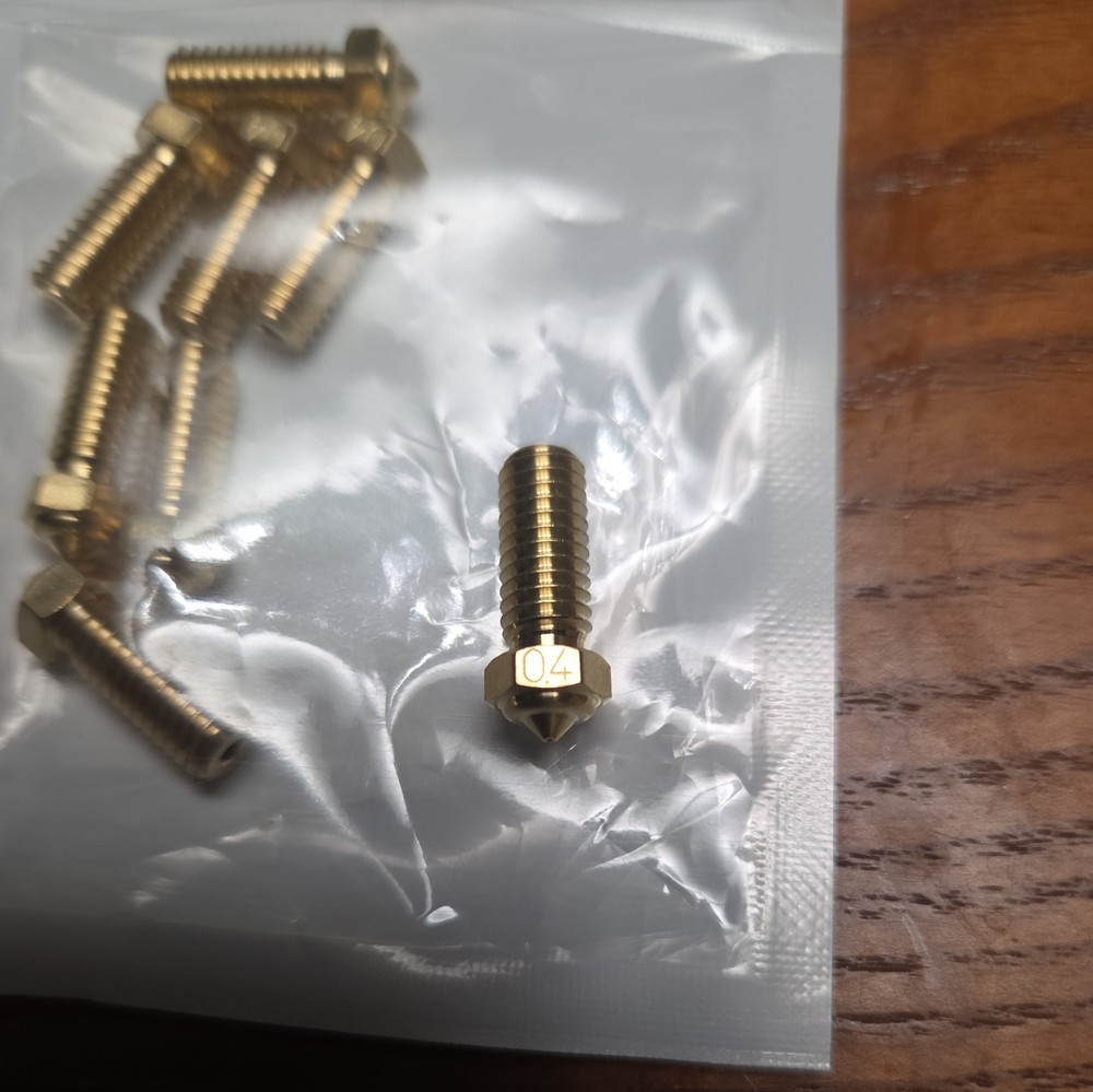 8 pc Ruby Nozzle 0.4mm for QIDI Q1-Pro/X-Max3 / X-Smart3 / X-Plus3 3D Printer